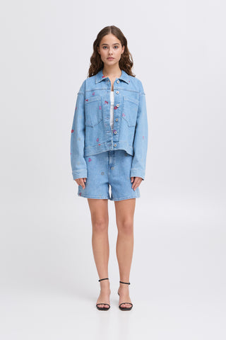 Veste en jeans - Jaella (Light blue washed)