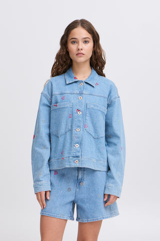 Veste en jeans - Jaella (Light blue washed)