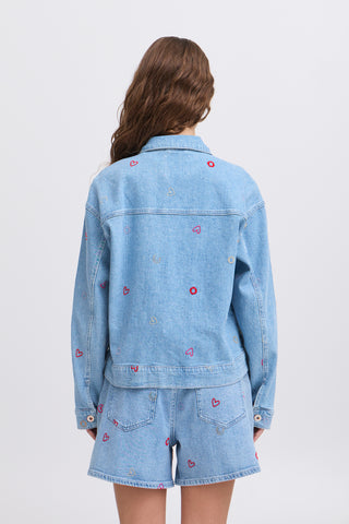 Veste en jeans - Jaella (Light blue washed)