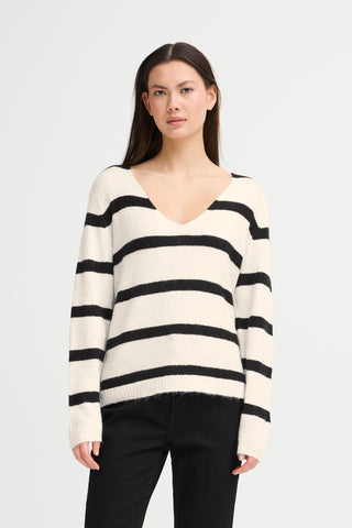 Pull - Kamara col en V (Meteorite)