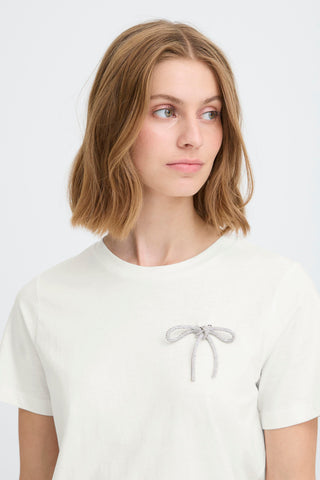 T-shirt - Kamille (Cloud dancer)