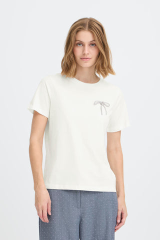 T-shirt - Kamille (Cloud dancer)