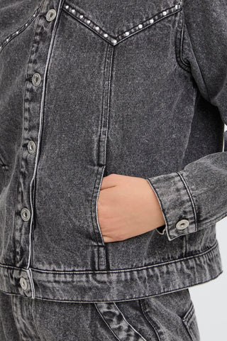 Veste en denim - Nomai (Washed black)