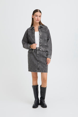 Veste en denim - Nomai (Washed black)