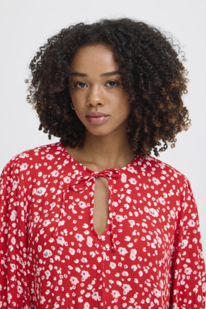 Robe - Marrakech AOP DR23 (Fiery Red Flower)