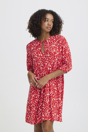 Robe - Marrakech AOP DR23 (Fiery Red Flower)
