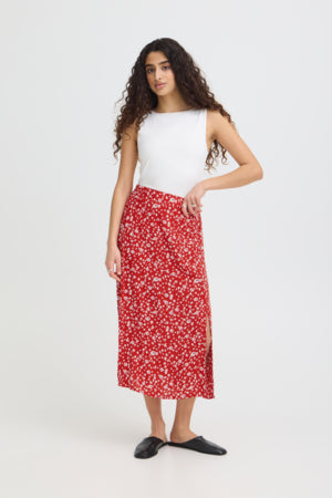 Jupe - Marrakech AOP SK13 (Fiery Red Flower)