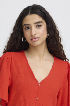 Robe - Lifana (Fiery Red)