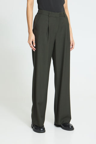 Pantalon - Fava wide (Rosin melange)