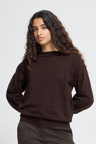 Pull - Luls Boat neck (Chocolate Torte)