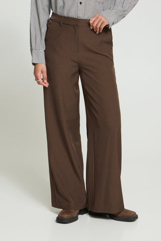 Pantalon - Fava wide (Black Slate melange)