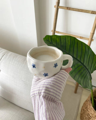 Tasse - Fleur bleue