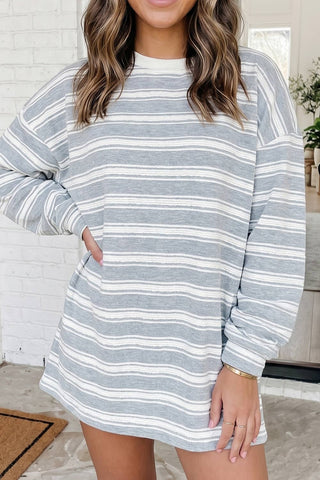 LAS Blouse droite rayée
