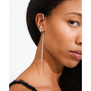 Ear cuff - Evon ensemble 2-en-1 (Argent)