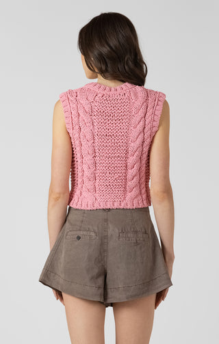 Veste - Câble fleurie (2727013)