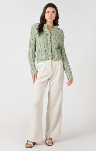 Cardigan - Câble fleuri (2727254)