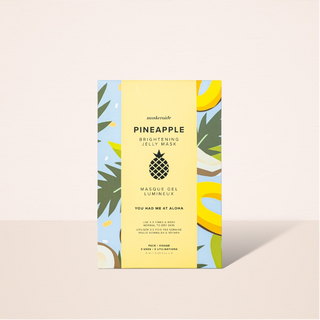 Masque de gelée éclaircissant à l'ananas | Manches 3pk