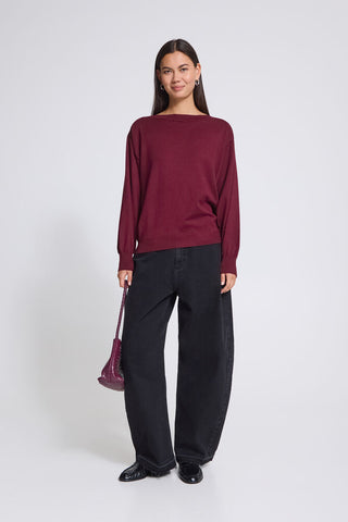 Pull - Luls Boat neck (Rhododendron)