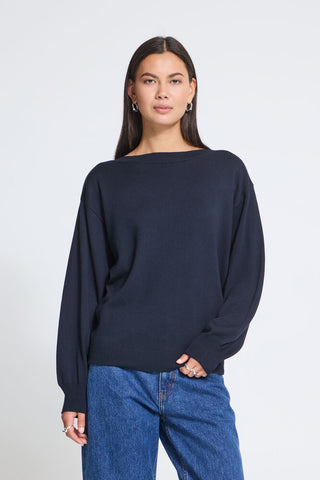 Pull - Luls Boat neck (Total eclipse)