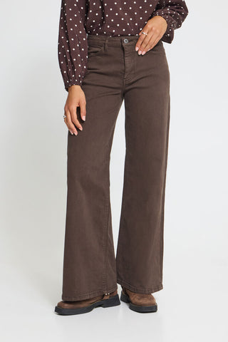 Pantalon - Ziggy Wide PA (Coffee bean)