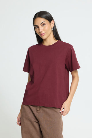 T-Shirt - Palmer Loose (zinfandel)