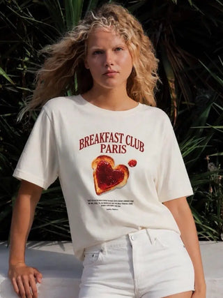 T-shirt graphique Paris Breakfast