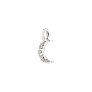 Breloque - Mini lune argent (412536075)