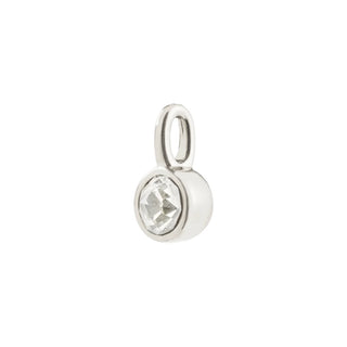 Breloque - Mini crystal argent (412536095)