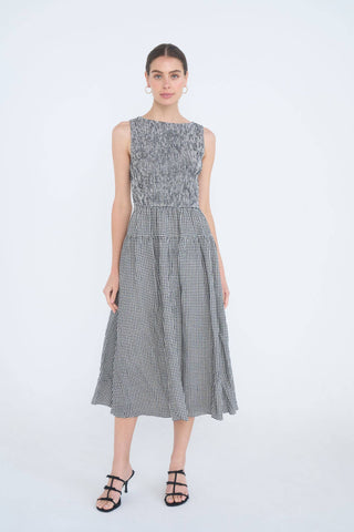 Robe midi sans manches