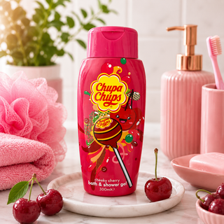 Chupa Chups 300 ml Gel de bain et douche Cerise Coquine