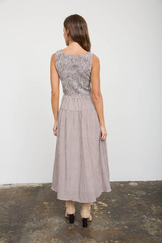 Robe midi sans manches