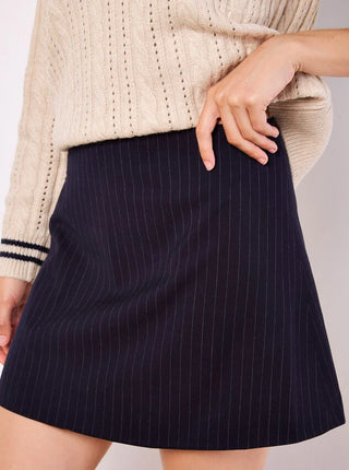 Jupe - Pinestripe (Navy)