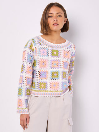 Pull - Crochet (Cornflower/blue)