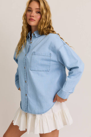 Chemise en denim - Ann (Light denim)