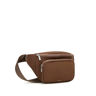 Aaliyah - Sac banane en nylon recyclé - Nylon espresso