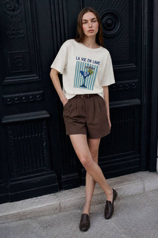 La Vie en Lime — T-shirt en coton