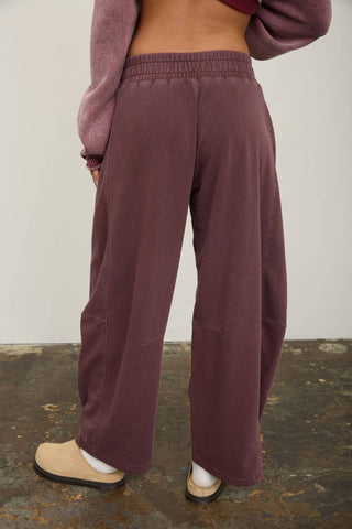 Pantalon de jogging à taille smockée