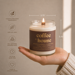 MAISON DE CAFÉ | BOUGIE DE SOJA 8 OZ |