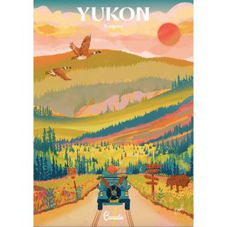 Voyage sur la route du Yukon | Puzzle de 1000 pièces | Conçu au Canada