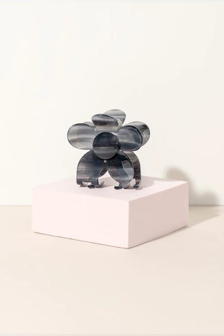 Pince à cheveux - Fleur (Black)