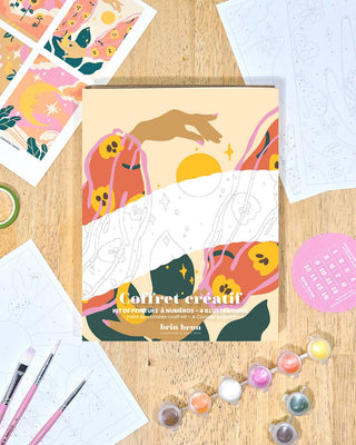 Coffret créatif - Kit de peintures à numéros (Ambiance Astrale)