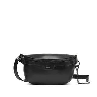 Sac à bandoulière Brooklyn - Sac de ceinture végétalien recyclé - Noir