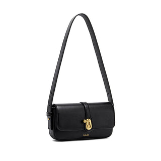 Athena - Sac mince végétalien recyclé - Espresso