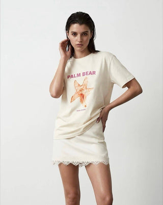 T-shirt graphique Palmier Ours Étoile de mer