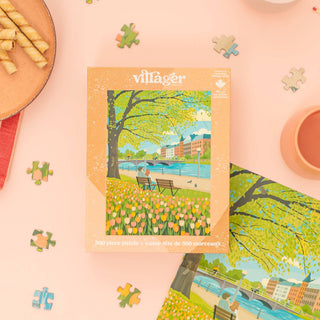 Saison des tulipes | Puzzle de 500 pièces | Conçu au Canada