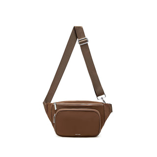 Aaliyah - Sac banane en nylon recyclé - Nylon espresso