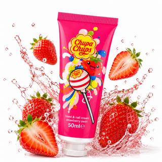 Chupa Chups Crème pour les mains et les ongles Tourbillon de fraise