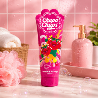 Chupa Chups Tourbillon Fraise Gel bain et douche 2 en 1