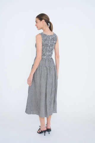 Robe midi sans manches
