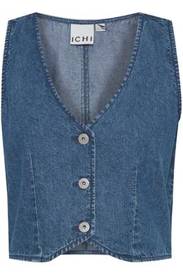Veste en jeans sans manches - Dallas (Medium blue)